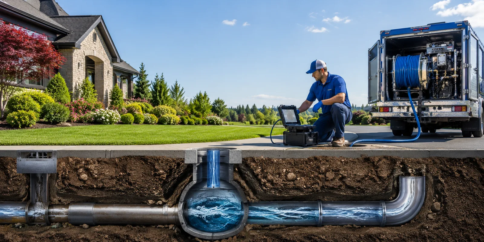 Drainage restoration information for Larsen, WI